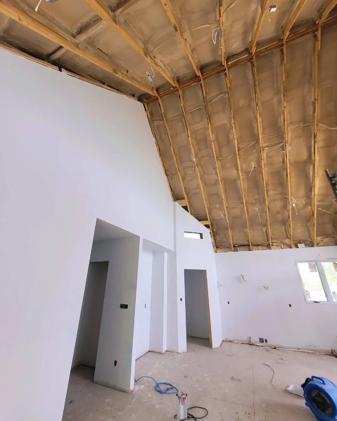 Smooth paint-ready walls after drywall finishing in Stoney Creek